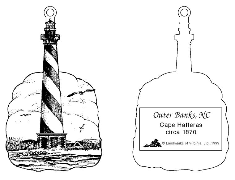 NC Cape Hatteras Light  Circa 1870